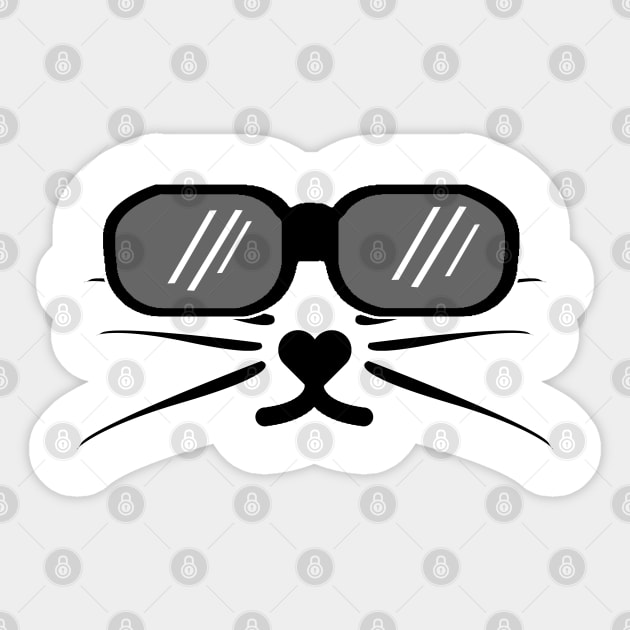 Cat Life Sticker by Moon Coffee